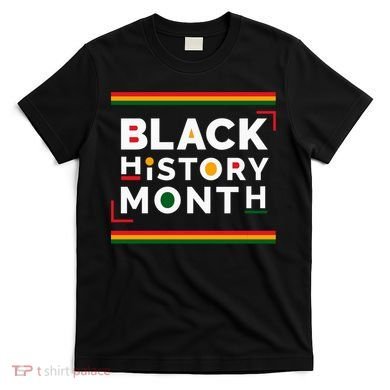 Black History Month Simple Logo T-Shirt