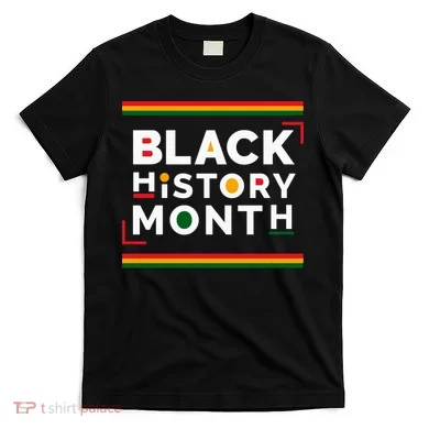 Black History Month Simple Logo T-Shirt