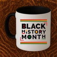 Black History Month Simple Logo Coffee Mug thumb 2