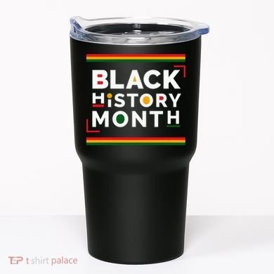 Black History Month Simple Logo Tumbler