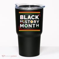 Black History Month Simple Logo Tumbler thumb 0