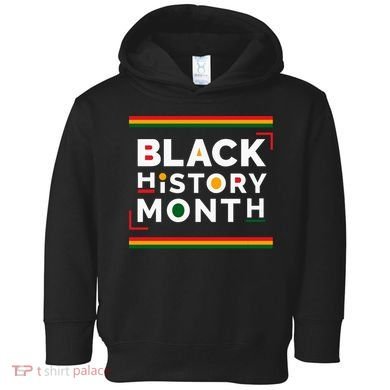 Black History Month Simple Logo Toddler Hoodie