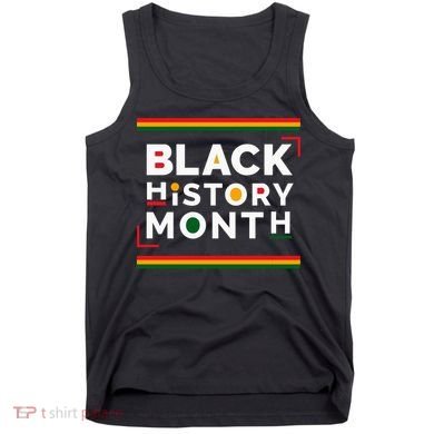 Black History Month Simple Logo Tank Top