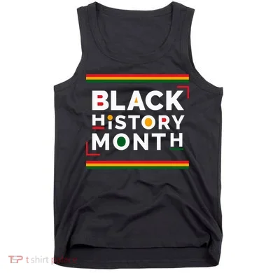 Black History Month Simple Logo Tank Top