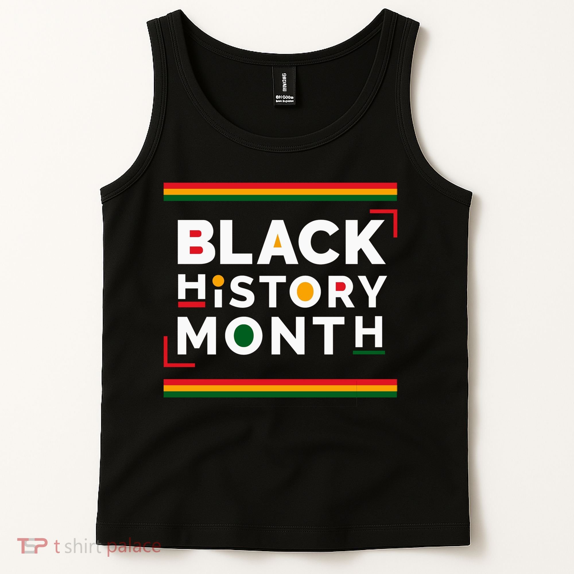 Black History Month Simple Logo Tank Top