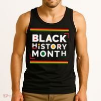 Black History Month Simple Logo Tank Top thumb 3