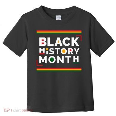 Black History Month Simple Logo Toddler T-Shirt