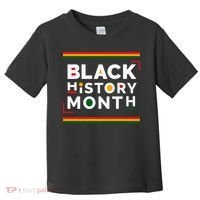 Black History Month Simple Logo Toddler T-Shirt thumb 0
