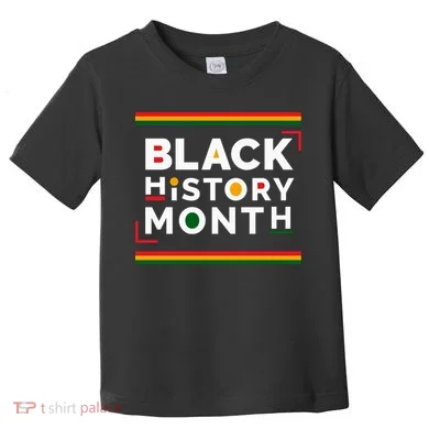 Black History Month Simple Logo Toddler T-Shirt
