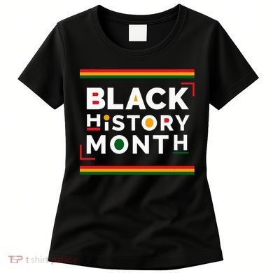 Black History Month Simple Logo Women's T-Shirt