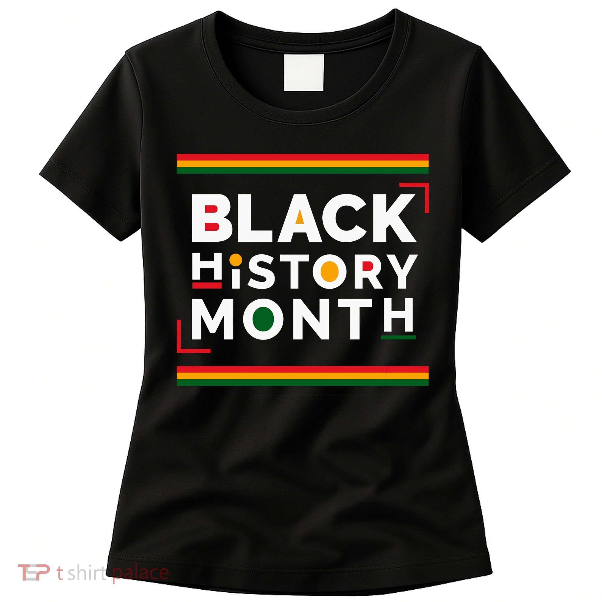 Black History Month Simple Logo Women's T-Shirt