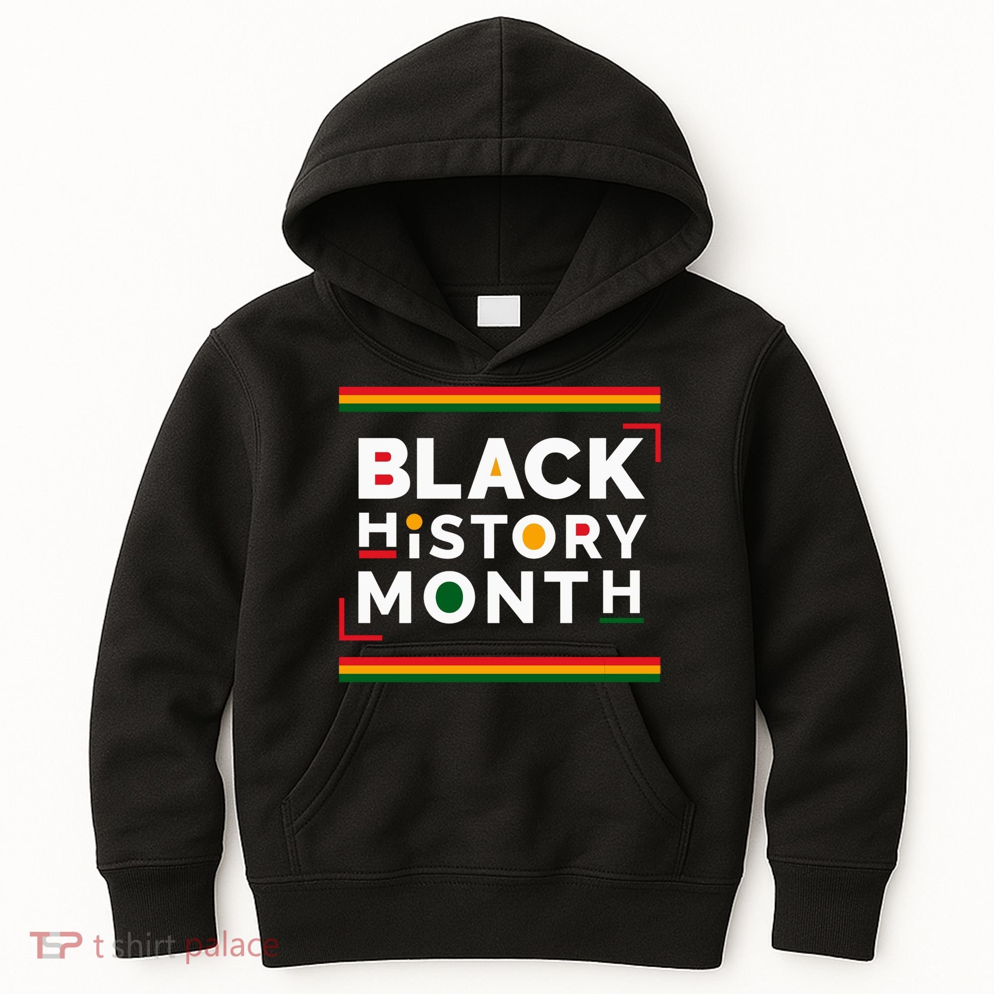 Black History Month Simple Logo Kids Hoodie