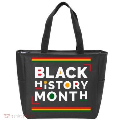 Black History Month Simple Logo Tote Bag