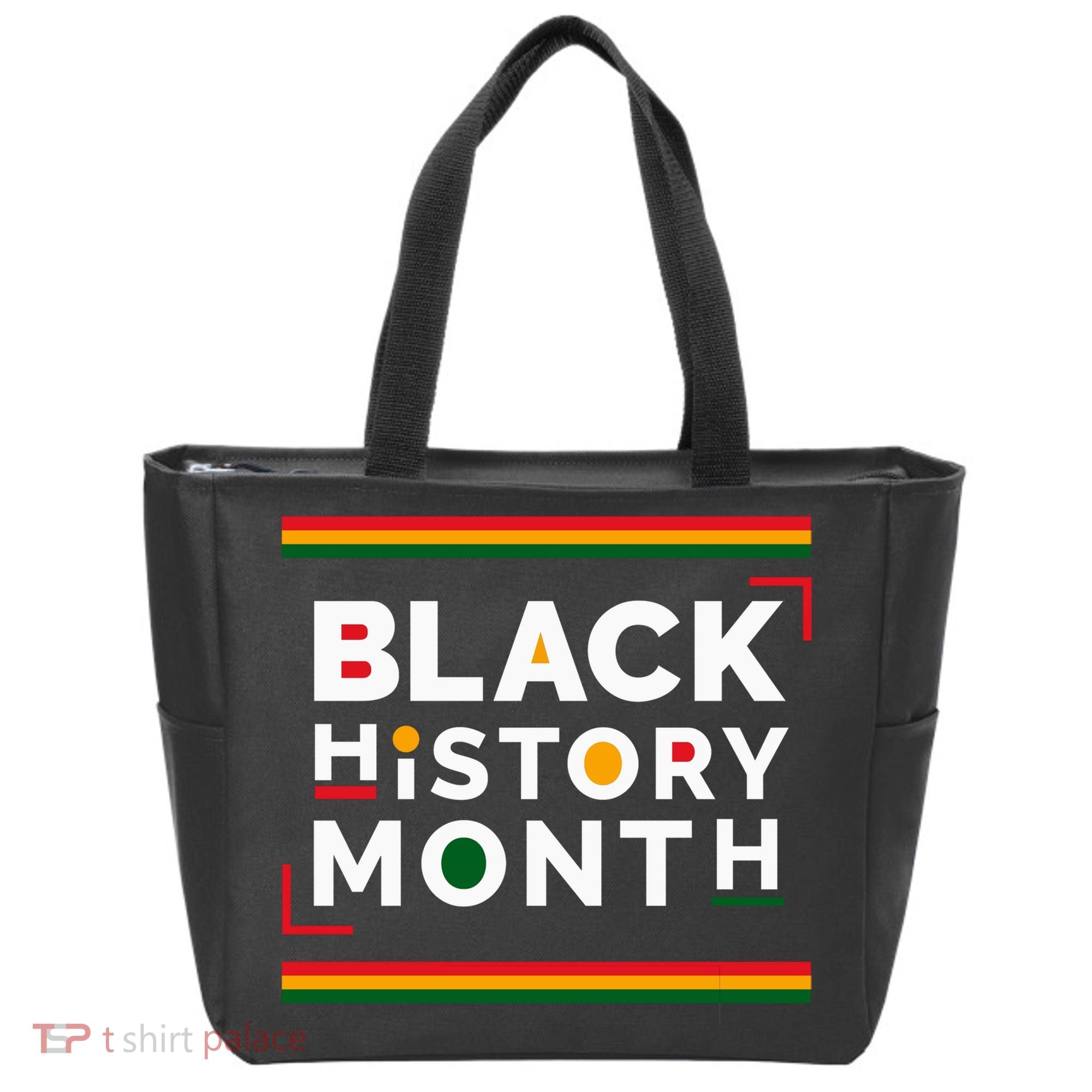 Black History Month Simple Logo Tote Bag