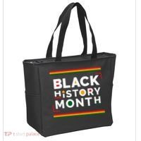 Black History Month Simple Logo Tote Bag thumb 2