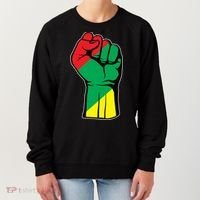 Black History Oppression Fist Women's Sweatshirt thumb 0