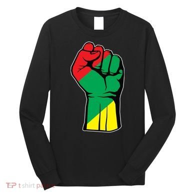 Black History Oppression Fist Long Sleeve Shirt