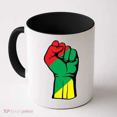 Black History Oppression Fist Coffee Mug