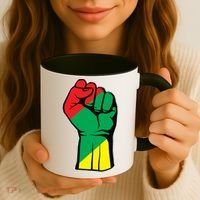 Black History Oppression Fist Coffee Mug thumb 3