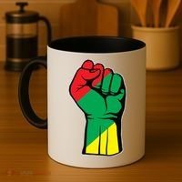 Black History Oppression Fist Coffee Mug thumb 4
