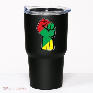 Black History Oppression Fist Tumbler