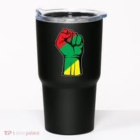 Black History Oppression Fist Tumbler thumb 0
