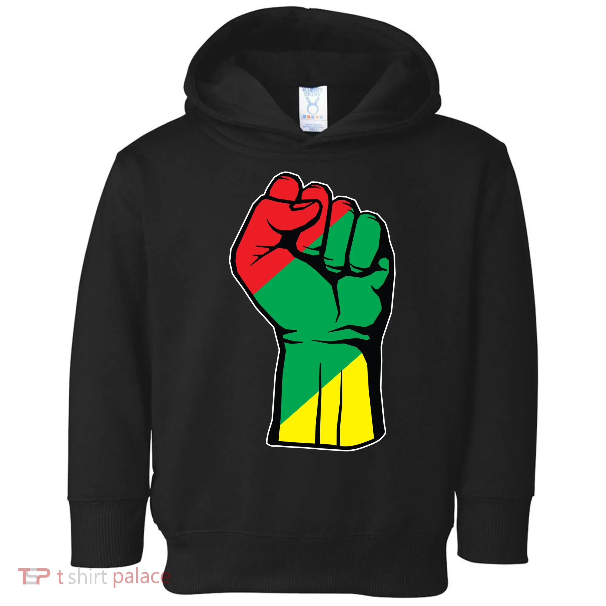 Black History Oppression Fist Toddler Hoodie