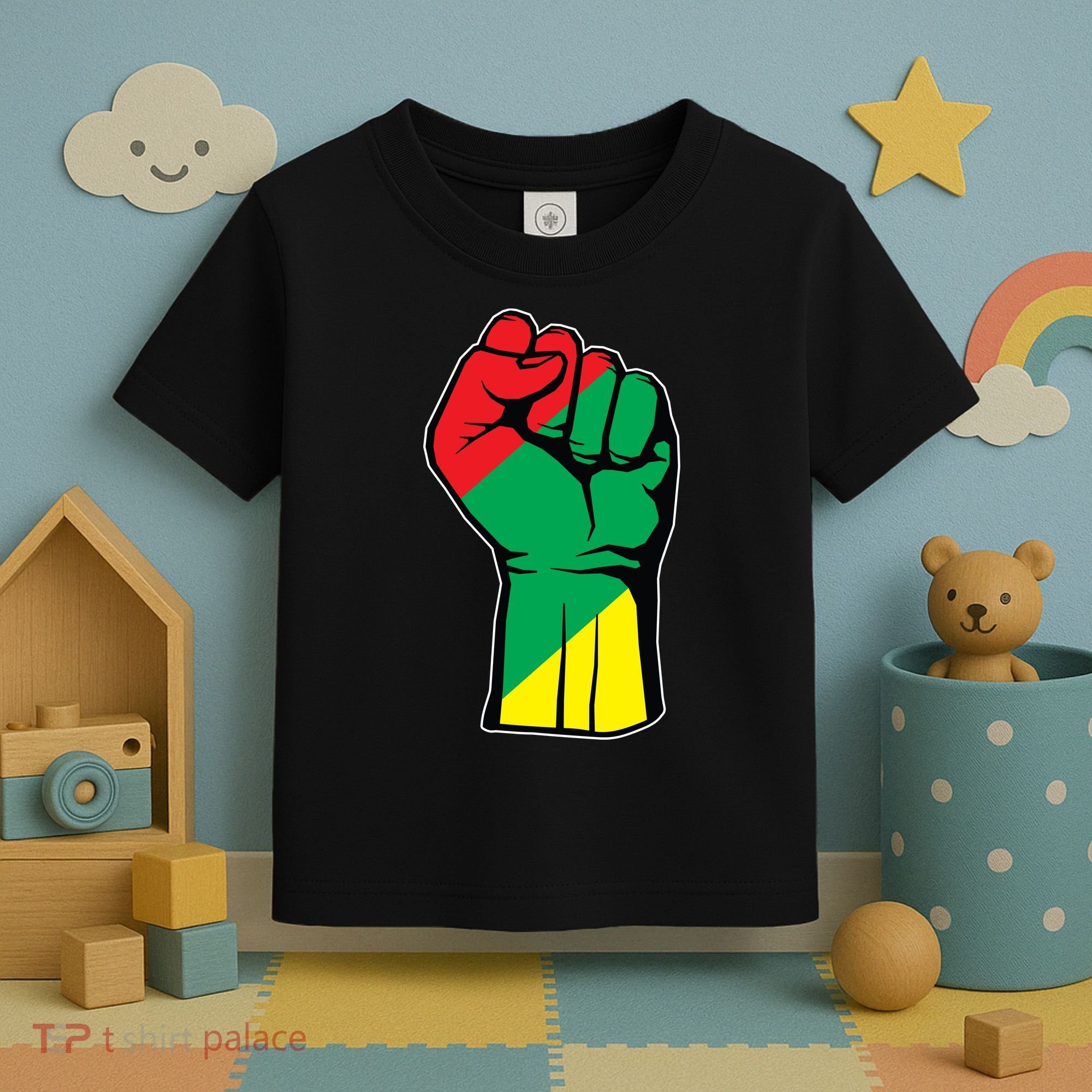 Black History Oppression Fist Toddler T-Shirt