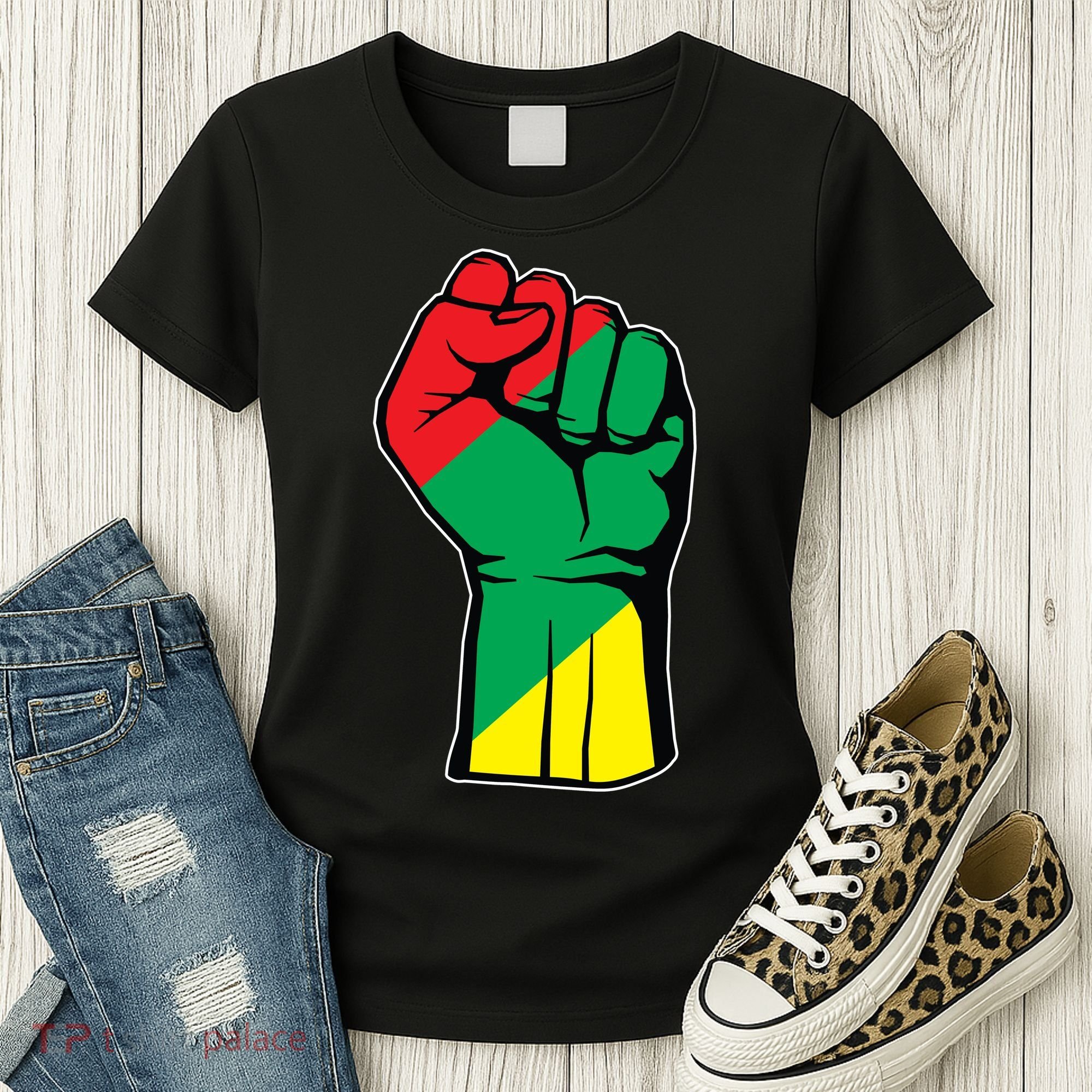 Black History Oppression Fist Women's T-Shirt