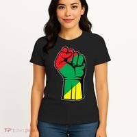 Black History Oppression Fist Women's T-Shirt thumb 4