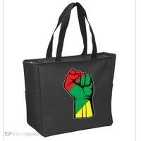 Black History Oppression Fist Tote Bag thumb 2