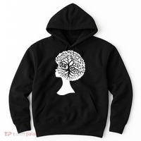 Black History Our Roots Woman Profile Hoodie thumb 0