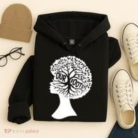 Black History Our Roots Woman Profile Hoodie thumb 4