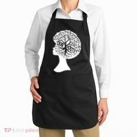 Black History Our Roots Woman Profile Apron thumb 2