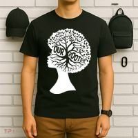 Black History Our Roots Woman Profile T-Shirt thumb 6