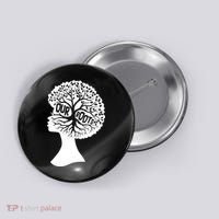 Black History Our Roots Woman Profile Button thumb 0