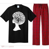 Black History Our Roots Woman Profile Pajama Set thumb 0