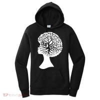 Black History Our Roots Woman Profile Women's Hoodie thumb 0