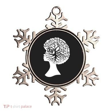 Black History Our Roots Woman Profile Ornament