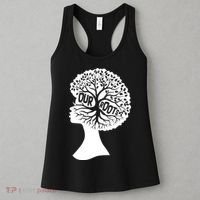 Black History Our Roots Woman Profile Women's Tank Top thumb 3