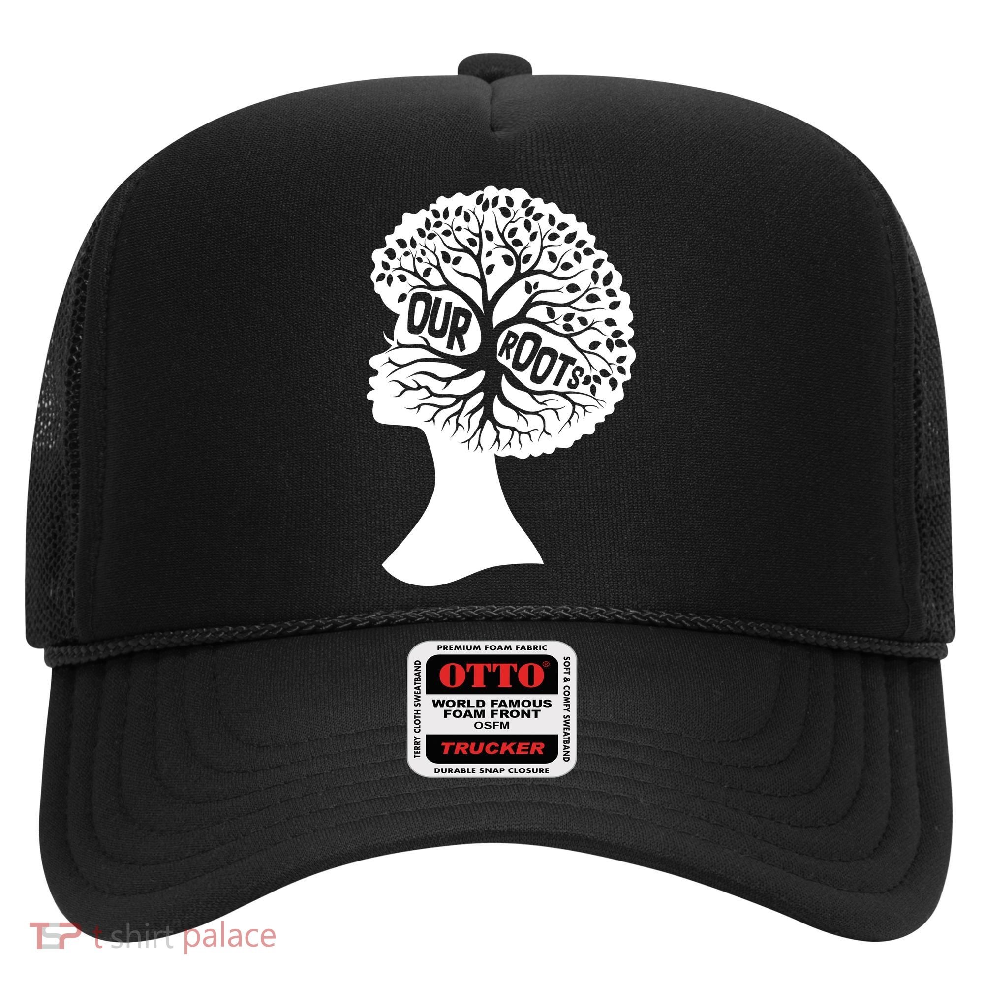 Black History Our Roots Woman Profile Hat