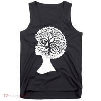 Black History Our Roots Woman Profile Tank Top thumb 0