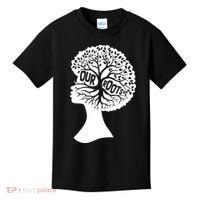 Black History Our Roots Woman Profile Kids T-Shirt thumb 0