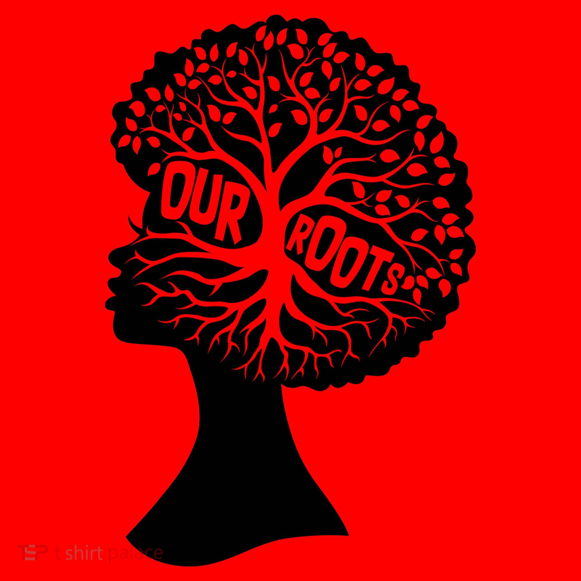 Black History Our Roots Woman Profile Santa Hat