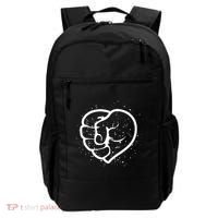 Black History Protest Fist Heart Backpack thumb 0
