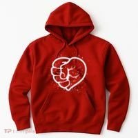 Black History Protest Fist Heart Hoodie thumb 0