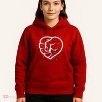 Black History Protest Fist Heart Hoodie thumb 5