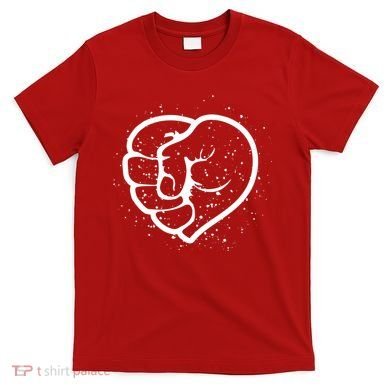 Black History Protest Fist Heart T-Shirt