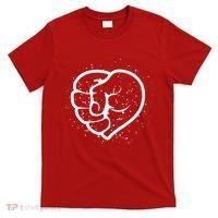 Black History Protest Fist Heart T-Shirt thumb 0