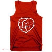 Black History Protest Fist Heart Tank Top thumb 0
